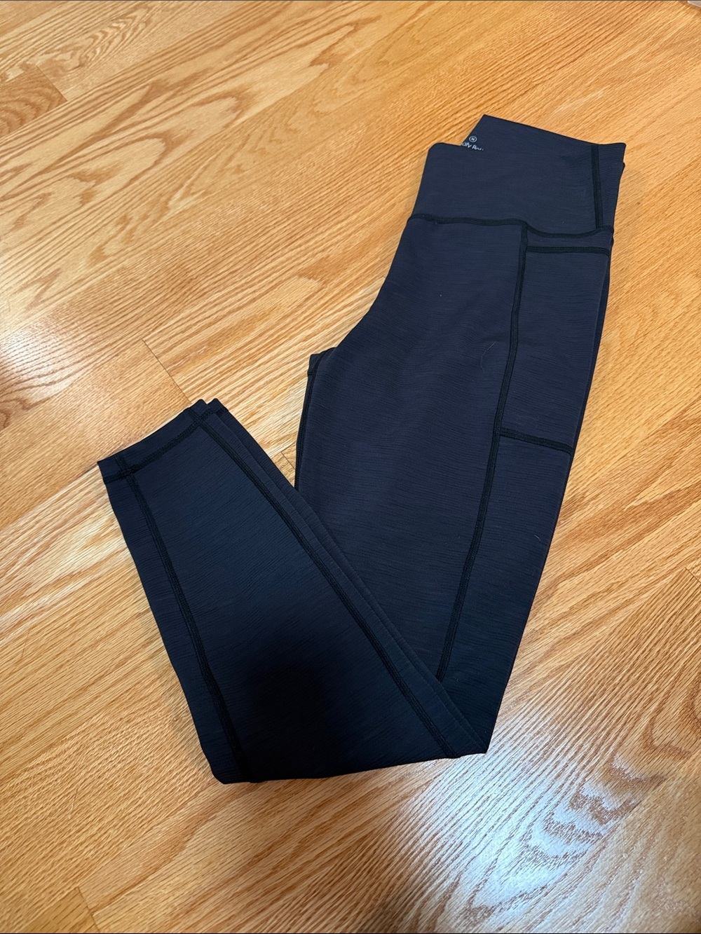Sweaty Betty Black High-Rise Leggings with Side Pocket